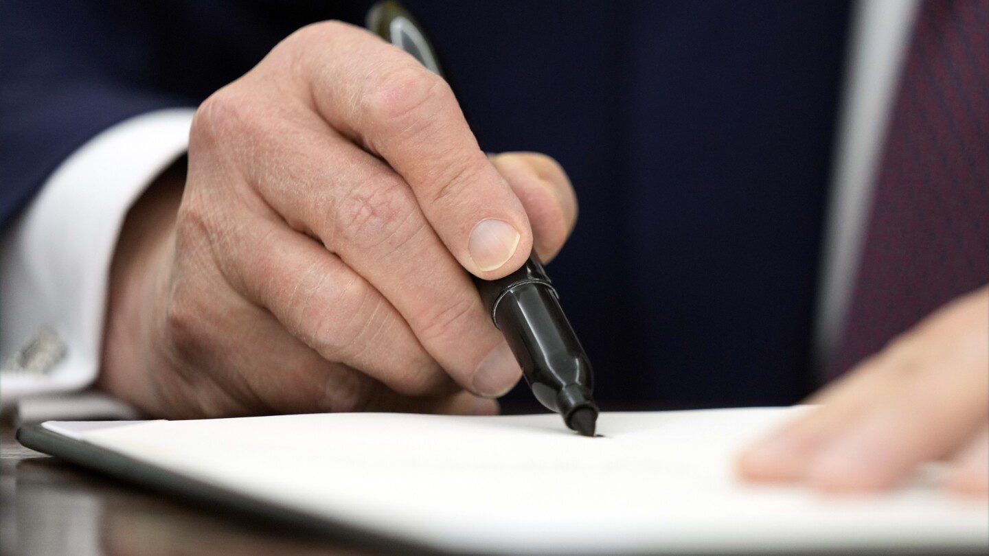 Trump signs executive order on developing AI ‘free from ideological bias’ Trump signs executive order on developing AI ‘free from ideological bias’