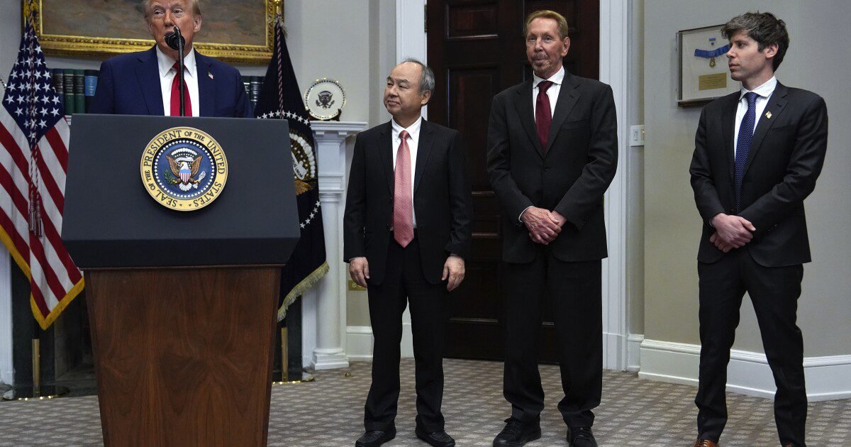 Trump announces up to 0 billion private investment into AI infrastructure Trump announces up to 0 billion private investment into AI infrastructure