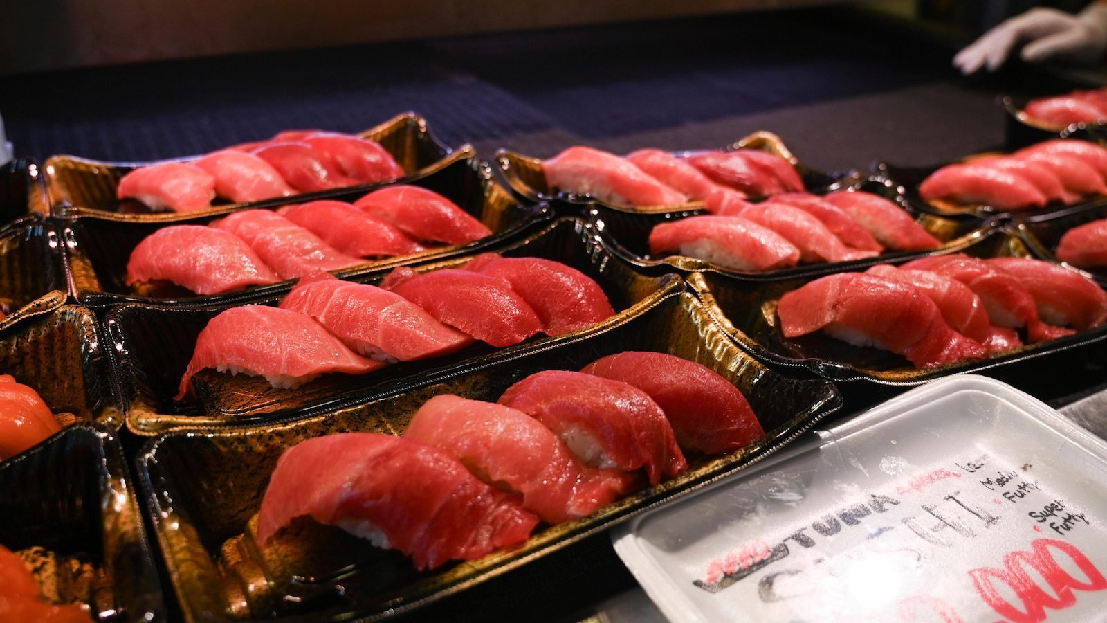 A machine using ultrasound and AI can gauge the fattiness of a tuna fish