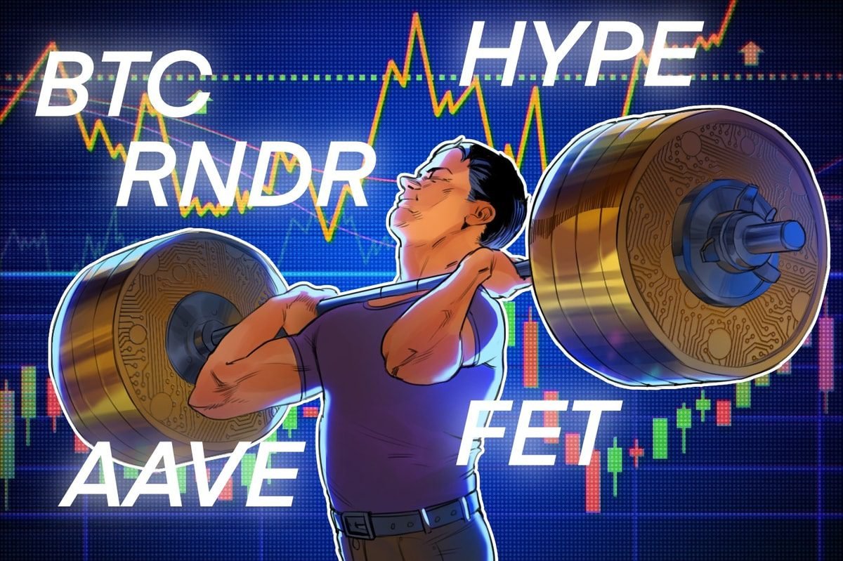 Bitcoin price cools going into Fed rate hike week, HYPE, AAVE, RNDR, FET still look bullish Bitcoin price cools going into Fed rate hike week, HYPE, AAVE, RNDR, FET still look bullish