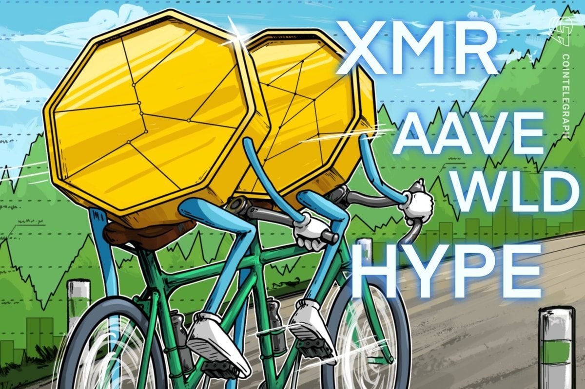 Bitcoin holds key support as HYPE, XMR, AAVE, WLD lead altcoin rally Bitcoin holds key support as HYPE, XMR, AAVE, WLD lead altcoin rally