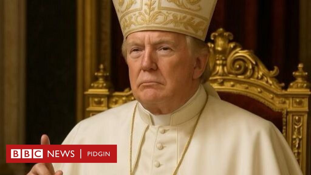 Trump AI image as Pope: Catholic conference criticise Trump afta posting AI image of imself as Pope