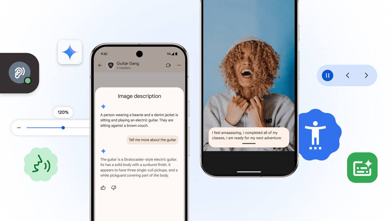 New AI and accessibility updates across Android, Chrome and more New AI and accessibility updates across Android, Chrome and more