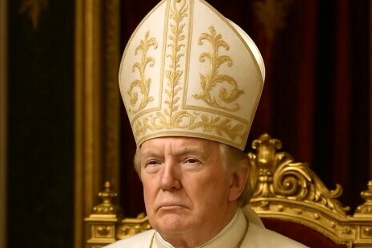 ‘Clown’ Donald Trump slammed for AI-generated pope post