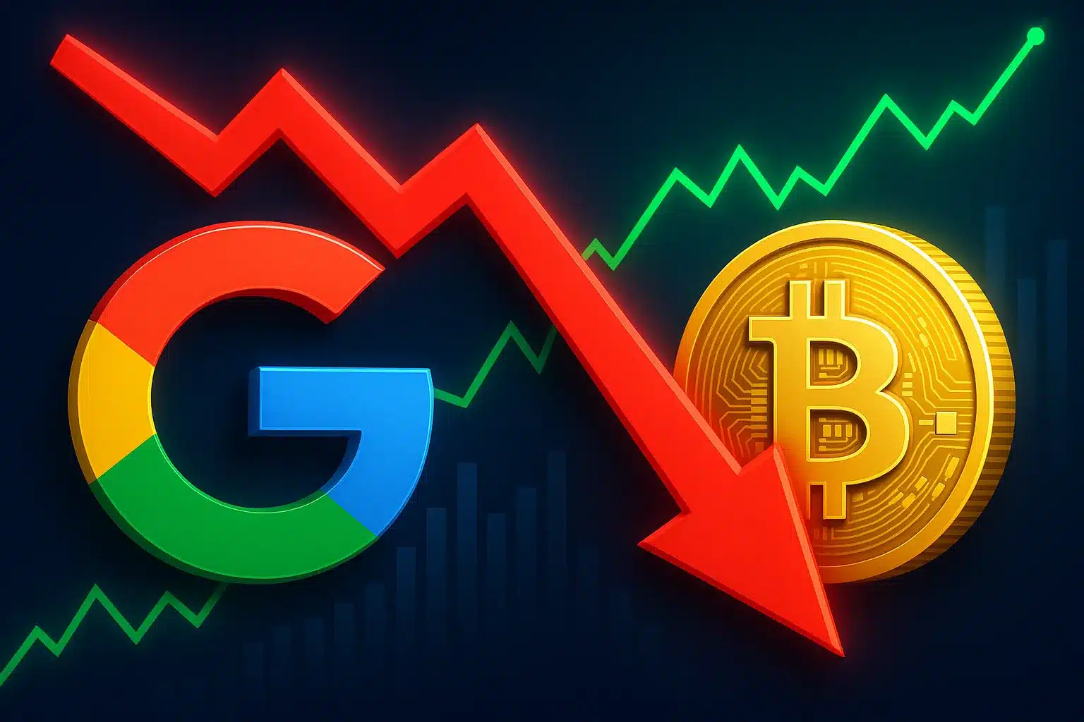 Why Google stock plunge could be bad for Bitcoin Why Google stock plunge could be bad for Bitcoin