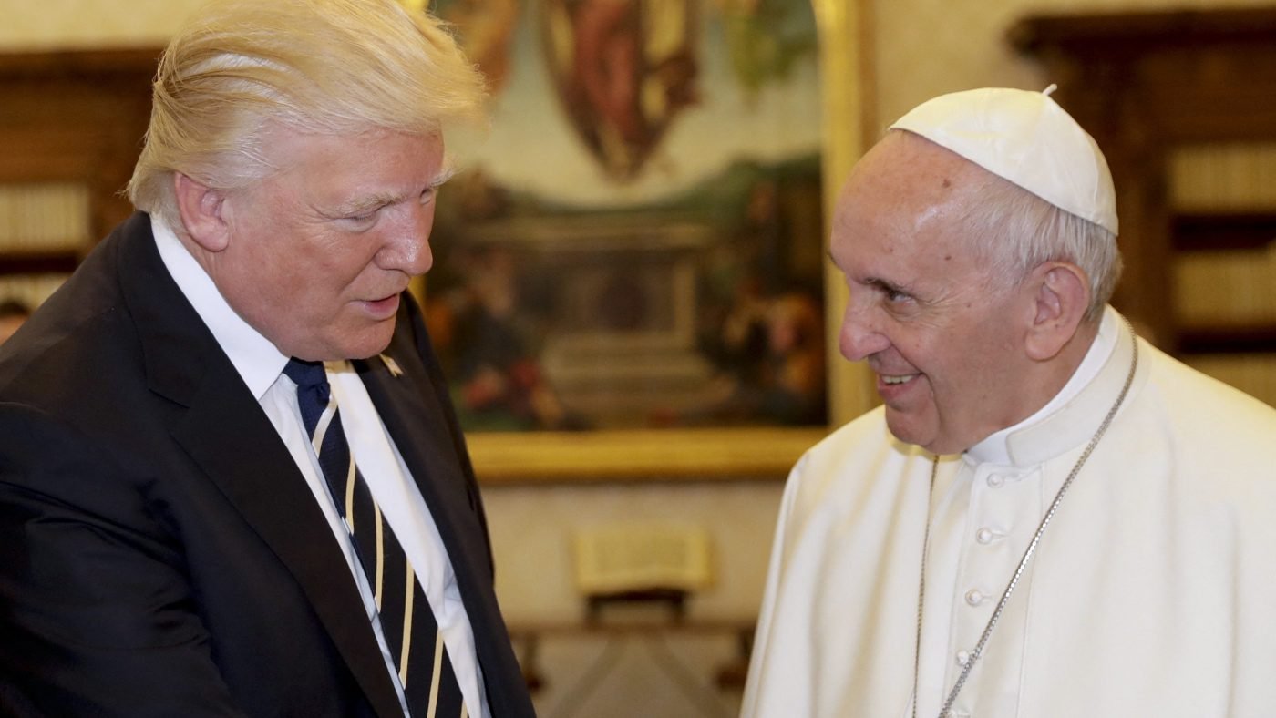 Catholic leaders criticize Trump for posting apparent AI photo of himself as the pope : NPR