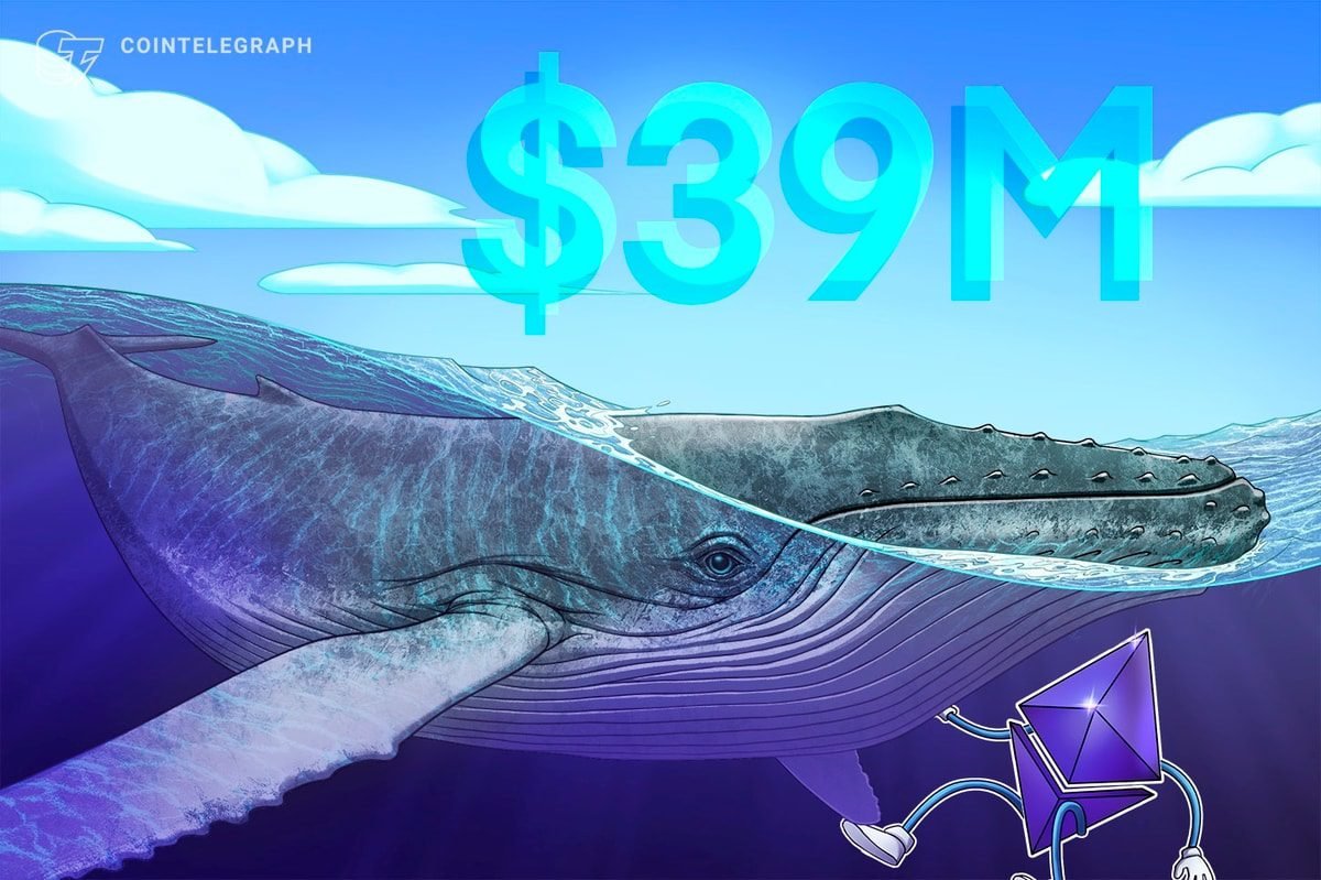 Ethereum Whale Stacks M in ETH Despite Ether Falling Harder Than Bitcoin Ethereum Whale Stacks M in ETH Despite Ether Falling Harder Than Bitcoin