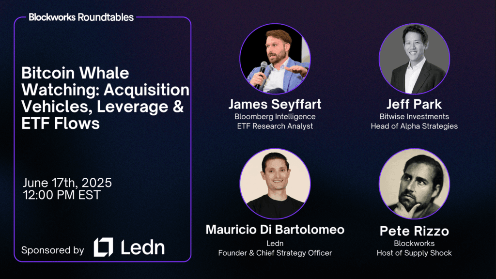 Bitcoin Whale Watching: Acquisition Vehicles, Leverage & ETF Flows Bitcoin Whale Watching: Acquisition Vehicles, Leverage & ETF Flows