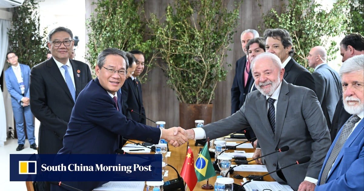 China’s Li, Brazil’s Lula pledge joint effort to bring AI to farming in both of their countries China’s Li, Brazil’s Lula pledge joint effort to bring AI to farming in both of their countries