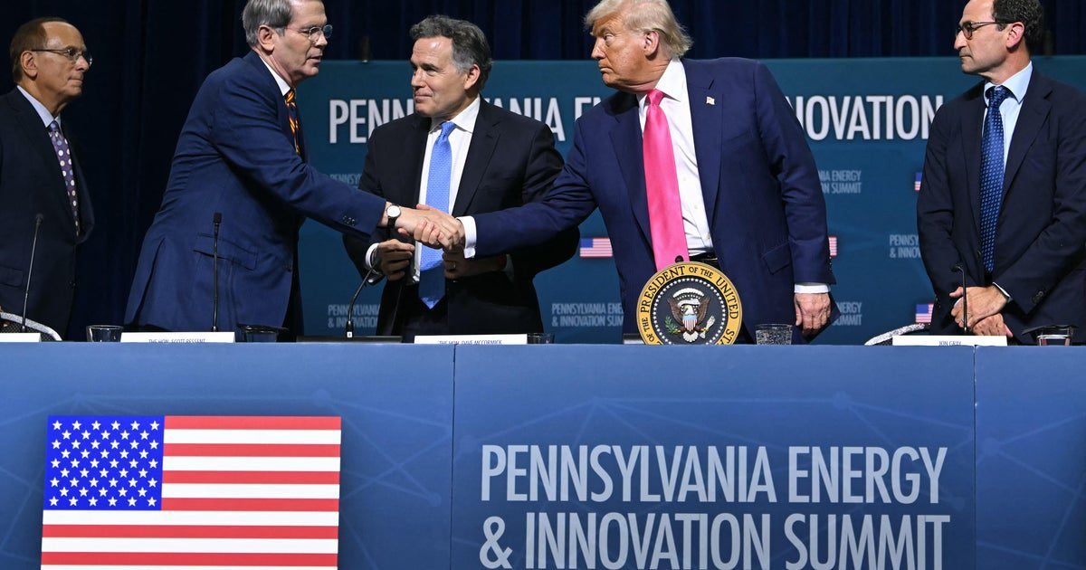 Trump unveils  billion in energy and AI investments for Pennsylvania during summit in Pittsburgh Trump unveils  billion in energy and AI investments for Pennsylvania during summit in Pittsburgh