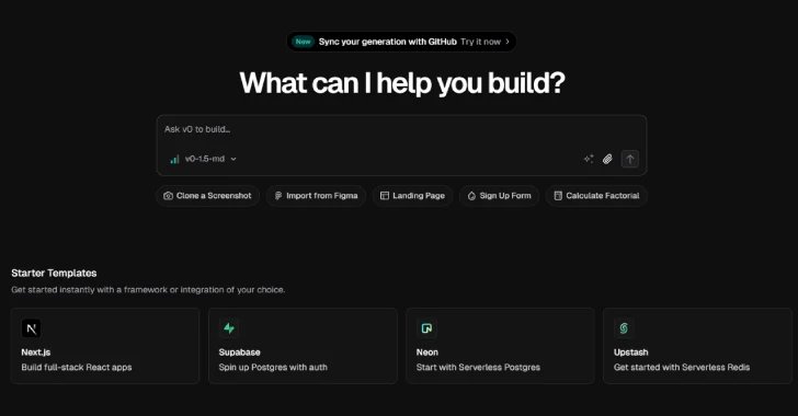 Vercel’s v0 AI Tool Weaponized by Cybercriminals to Rapidly Create Fake Login Pages at Scale Vercel’s v0 AI Tool Weaponized by Cybercriminals to Rapidly Create Fake Login Pages at Scale