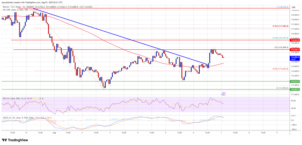 Bitcoin Price Tries to Climb Again – Bulls Eye Short-Term Upside