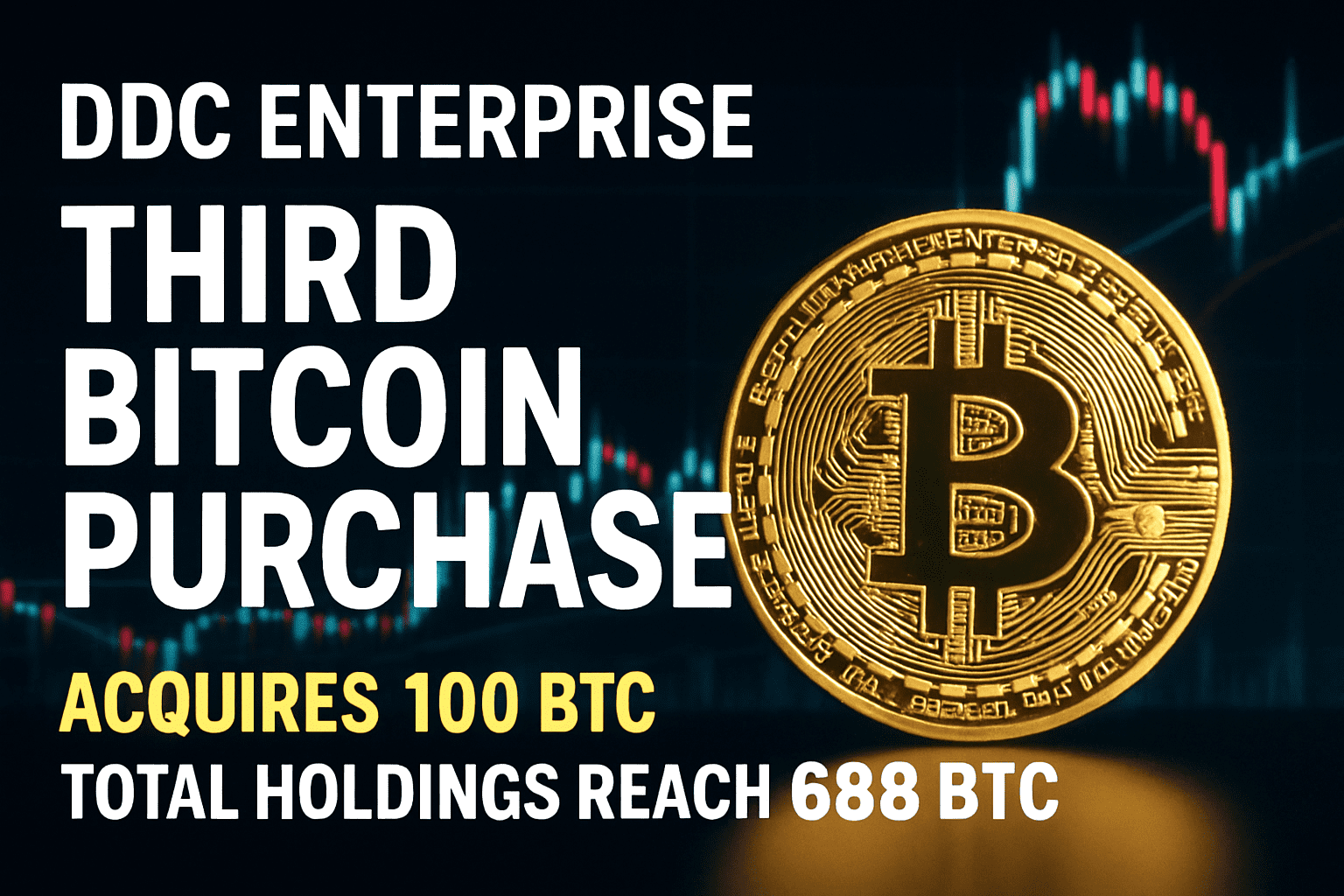 DDC Enterprise Buys 100 BTC, Total Holdings Hit 688 Bitcoin DDC Enterprise Buys 100 BTC, Total Holdings Hit 688 Bitcoin