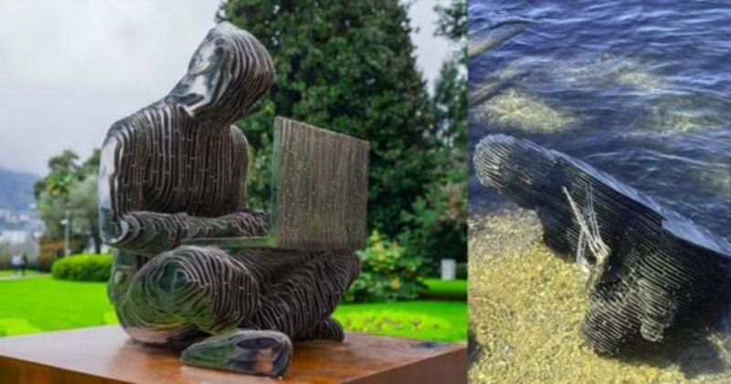 Where’s Satoshi? Statue of Bitcoin creator gets stolen, smashed, and lake-dumped in Lugano Where’s Satoshi? Statue of Bitcoin creator gets stolen, smashed, and lake-dumped in Lugano