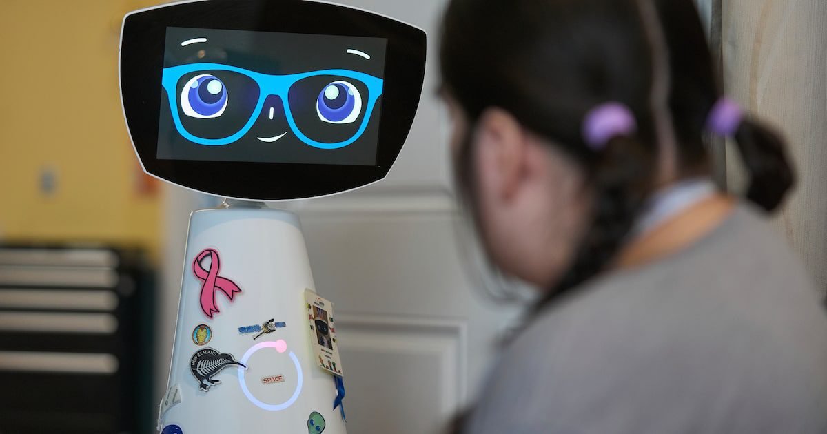 Programmed to sooth and comfort, AI robot brings a different level of care in hospitals