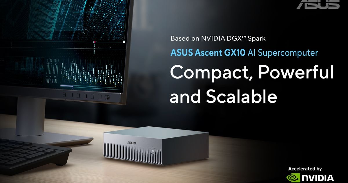 ASUS Announces Availability of Ascent GX10 Personal AI Supercomputer | ASUS Pressroom ASUS Announces Availability of Ascent GX10 Personal AI Supercomputer | ASUS Pressroom