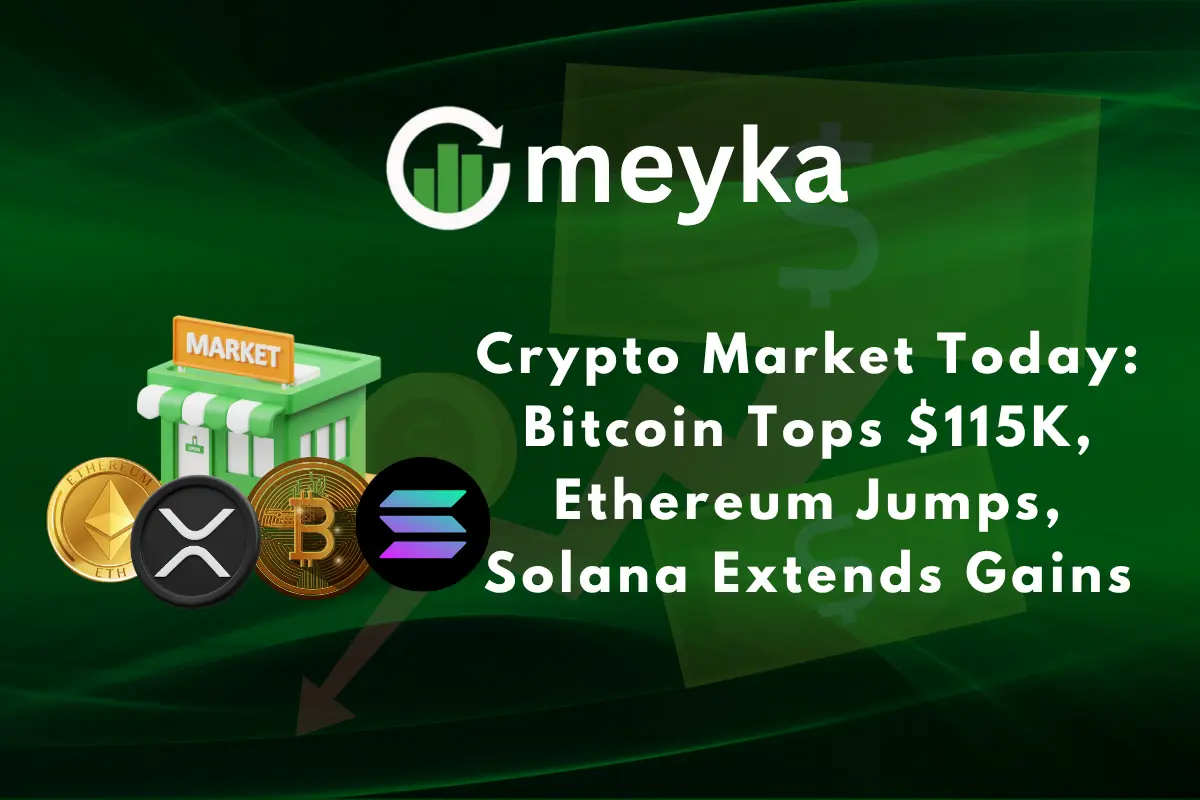 Crypto Market Today: Bitcoin Tops 5K, Ethereum Jumps, Solana Extends Gains