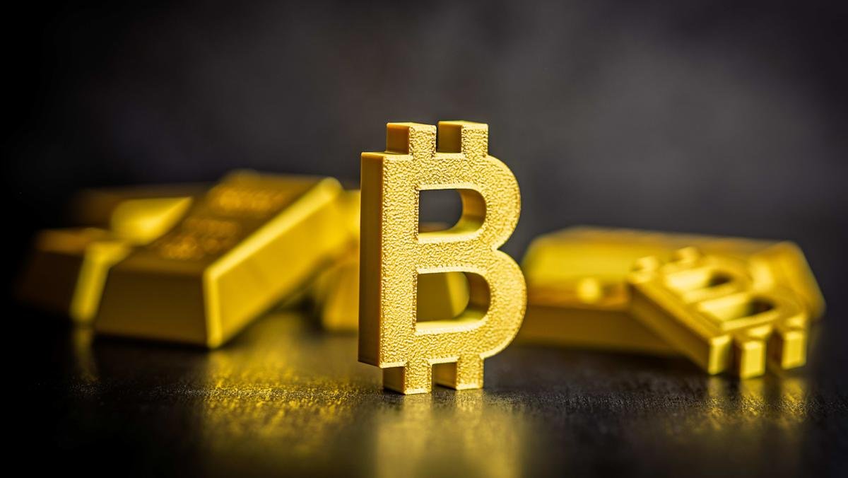 Gold prices steady from sell-off, while bitcoin sinks lower