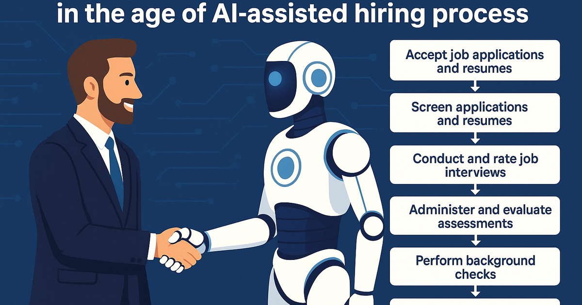 How companies and HR managers can lead in the age of AI-assisted hiring