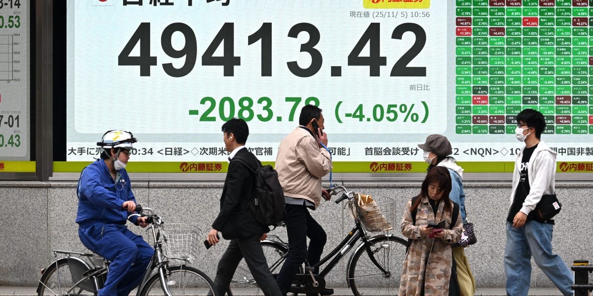 Tech and Chip Stocks Tumble in Asia As Investors Rethink the AI Boom