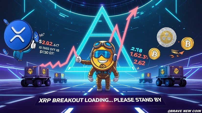 XRP Price Prediction: XRP Eyes Breakout as Triangle Mirrors Bitcoin’s Rally, Backed by ETF Momentum and Wave 3 Targeting .62