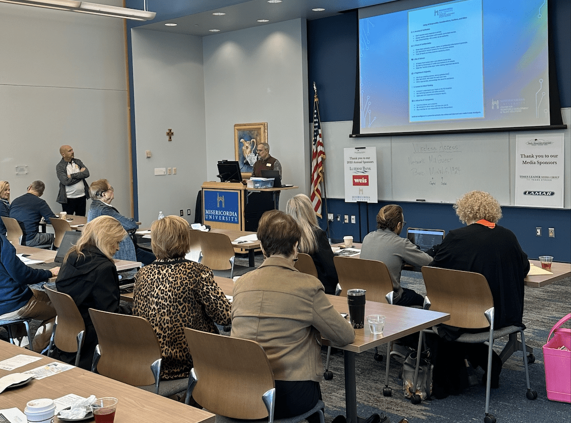 Misericordia University and Back Mountain Chamber ‘Demystify AI’ for Local Business Community Misericordia University and Back Mountain Chamber ‘Demystify AI’ for Local Business Community