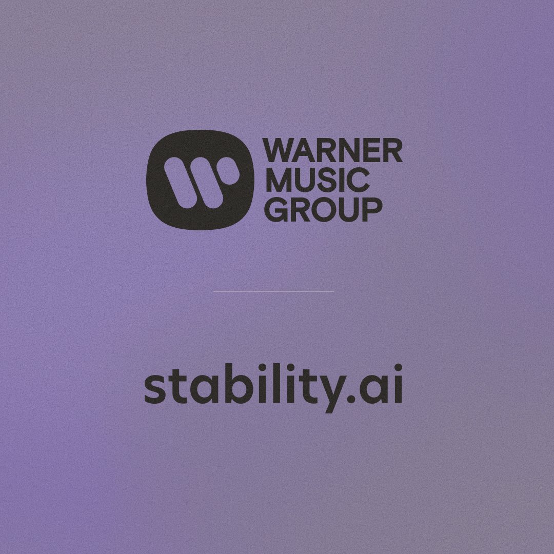 Warner Music Group and Stability AI Join Forces To Build The Next Generation Of Responsible AI Tools For Music Creation — Stability AI Warner Music Group and Stability AI Join Forces To Build The Next Generation Of Responsible AI Tools For Music Creation — Stability AI