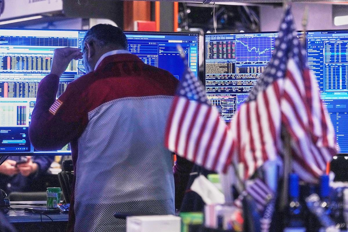 Nasdaq, S&P 500 rise, Dow slips as Wall Street awaits Nvidia earnings, bitcoin resumes sell-off