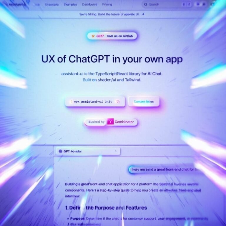 AI App of the Week: Assistant UI – The React Library That’s Eating the AI Chat Interface Market AI App of the Week: Assistant UI – The React Library That’s Eating the AI Chat Interface Market