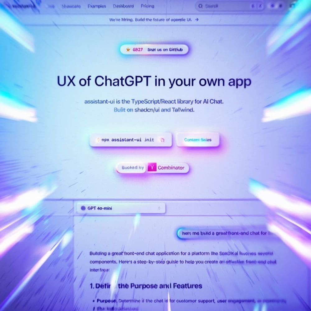 AI App of the Week: Assistant UI – The React Library That’s Eating the AI Chat Interface Market AI App of the Week: Assistant UI – The React Library That’s Eating the AI Chat Interface Market