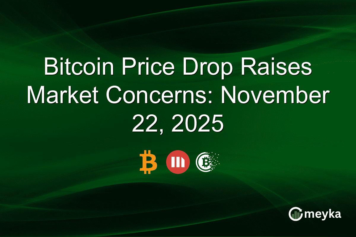 Bitcoin Price Drop Raises Market Concerns: November 22, 2025