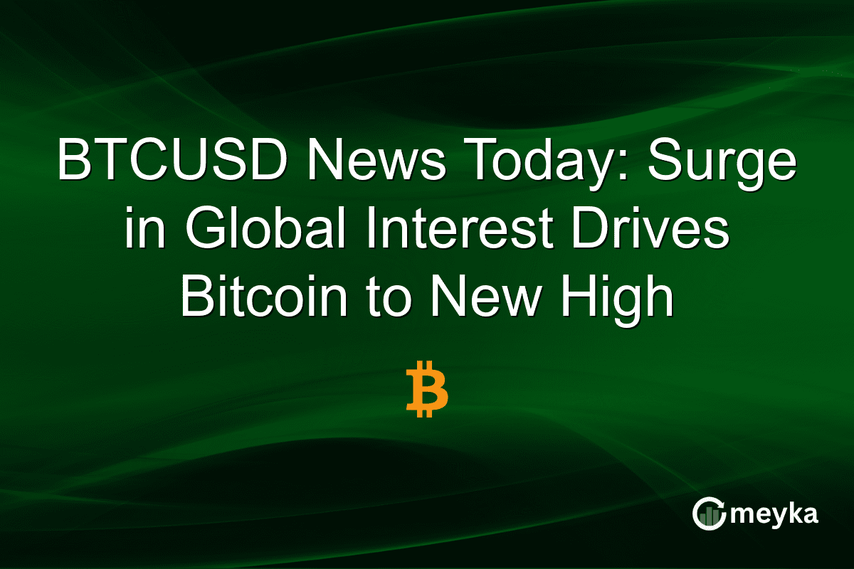 BTCUSD News Today: Surge in Global Interest Drives Bitcoin to New High