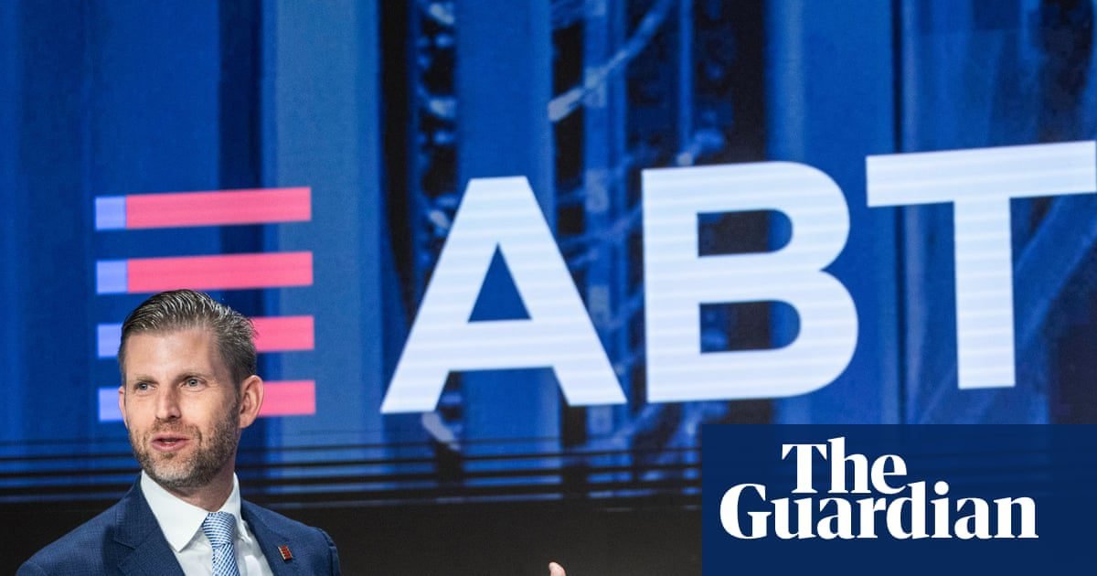 Eric Trump’s cryptocurrency firm tumbles nearly 40% amid ‘crypto winter’ | Eric Trump