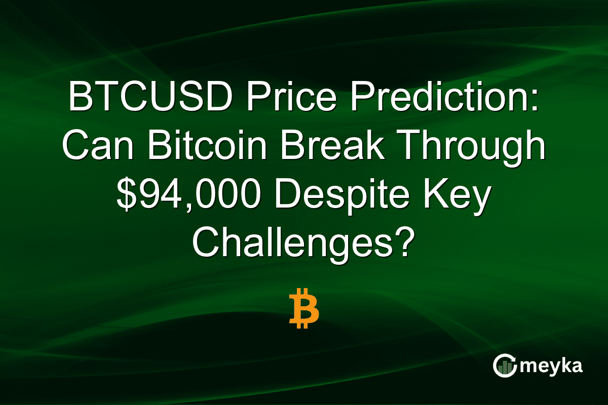 BTCUSD Price Prediction: Can Bitcoin Break Through ,000 Despite Key Challenges?